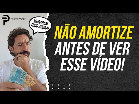 DICAS DE AMORTIZAÇÃO (ATÉ NO MINHA CASA MINHA VIDA)
