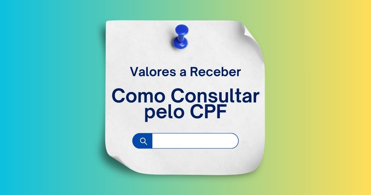 valores a receber consulta cpf