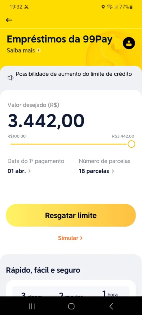 Empréstimo Pessoal 99Pay: Como funciona e Como Solicitar pelo App em Instantes 2 empréstimo pessoal 99 pay
