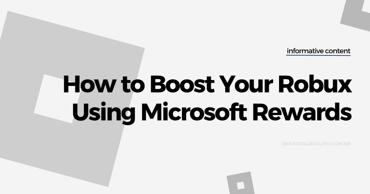 How to Boost Your Robux Using Microsoft Rewards