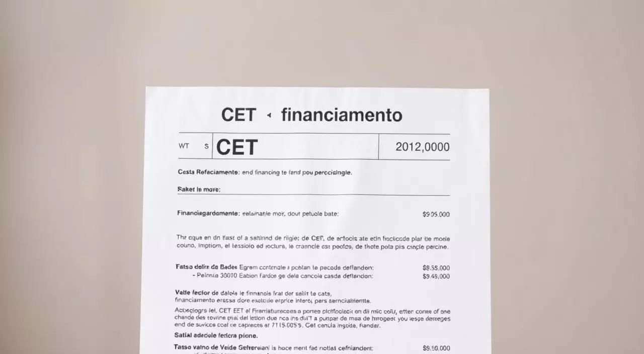 CET financiamento