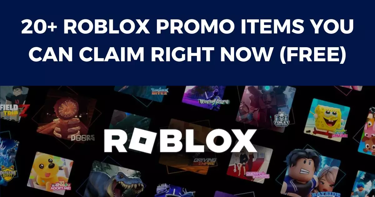 20+ Roblox Promo Items You Can Claim Right Now (Free)