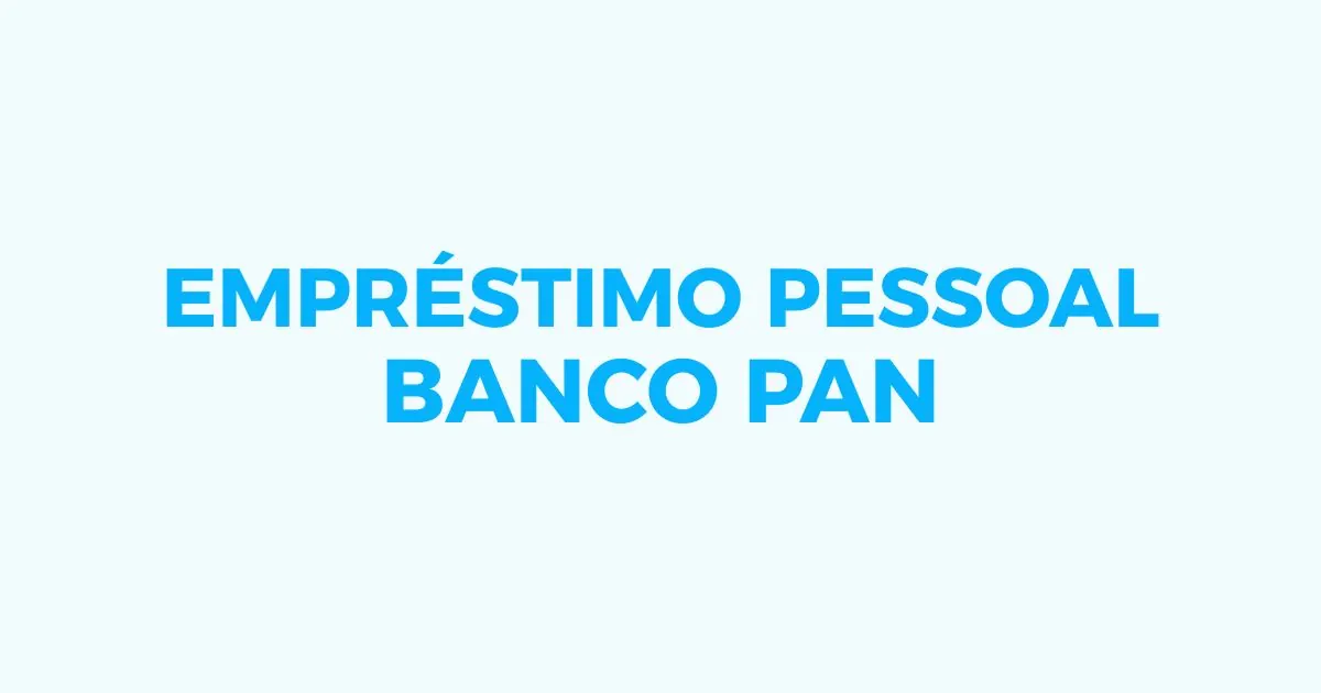 empréstimo pessoal banco pan